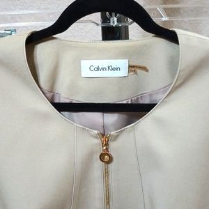 2 PIECE BEIGE CALVIN KLEIN SUIT